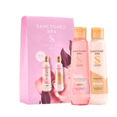 SANCTUARY SPA Dárkový set Lilie & Růže Shower Duo