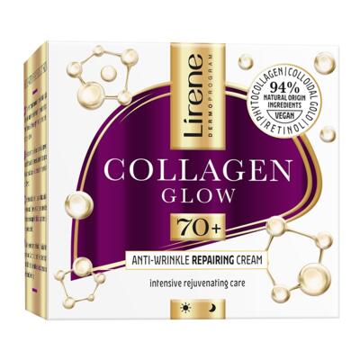 LIRENE Collagen Glow pleťový krém RETINOL 70+, 50 ml - 1