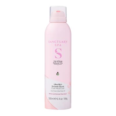 SANCTUARY SPA Sprchová pěna Lilie & Růže s přírodními oleji, 200 ml