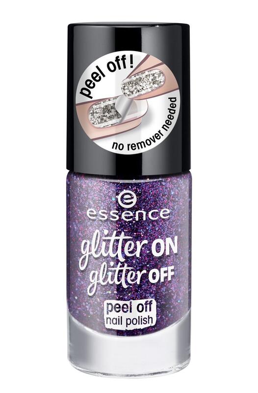 essence odlupovací lak glitter on glitter off 04 ...